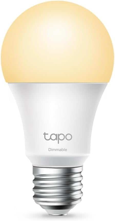 Tapo TP-Link Smart Light Bulbs, 800 Lumens (60W Equivalent), 2700K Soft Warm White LED Bulb, Dimmable, Compatible with Alexa and Google Home, No Hub Required, A19 E26, L510E (4-Pack) - Image 4