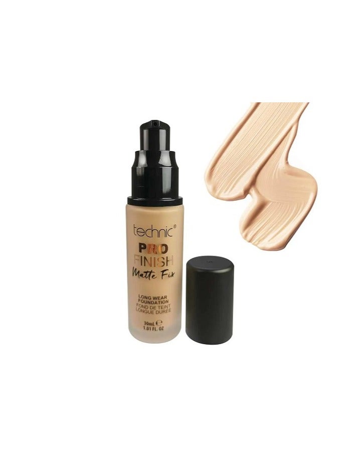 Technic Pro Finish Matte Fix Foundation Ivory 30ml - Image 1