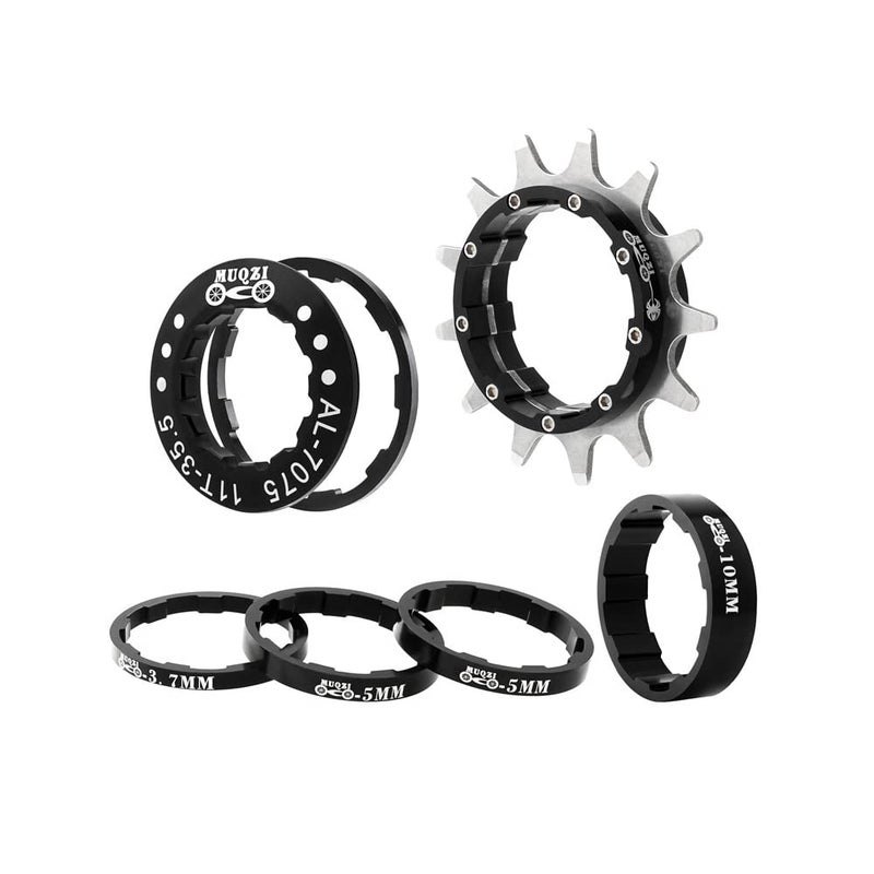Bibike Single Speed Conversion Kit 13T/14T/15T/16T/17T/18T/20T/22T Single Speed Cassette & Spacers - Image 1