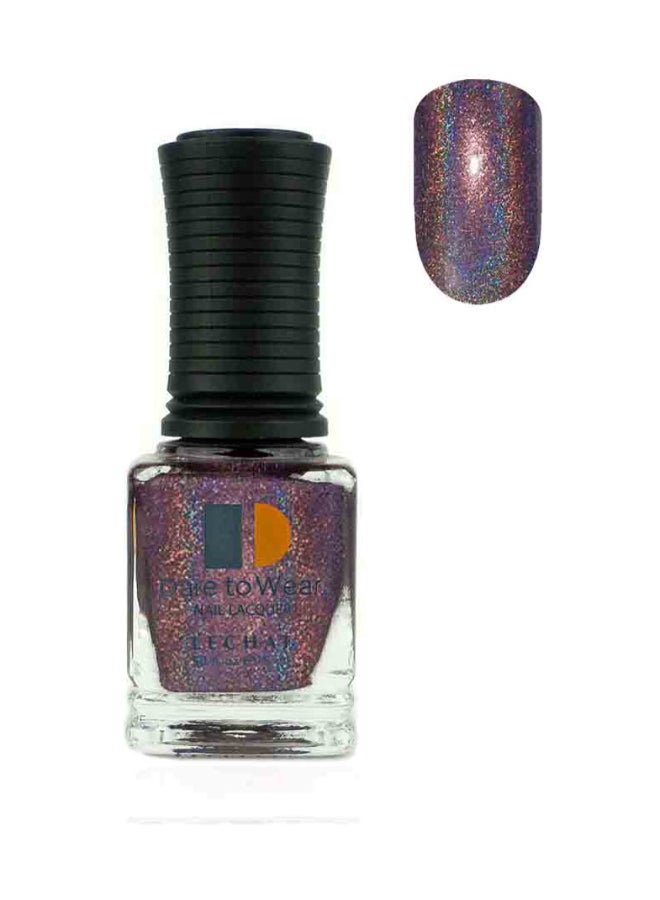 Lechat Nail Polish Color Dark Violet Holographic Glitter By Lechat Spectra Outer Space Sdw12