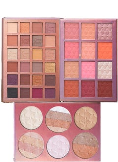 PALETTE PROFESSIONAL MAKE UP EYESHADOW  BLUSHER  HIGHLIGHTER