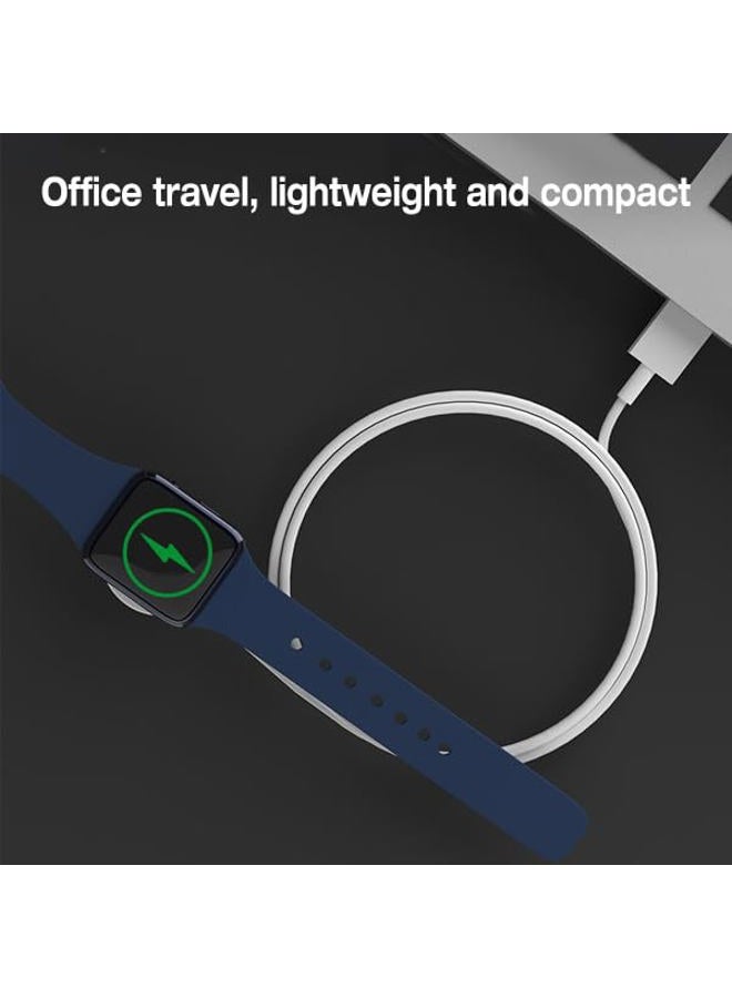 Ashata Charger for Fossil 1 2 3, Smartwatch Charger for Fossil 1 2 3, Charging Cable Cord for Fossil Charging Cable Dock Charger Stand (Black) - Image 5