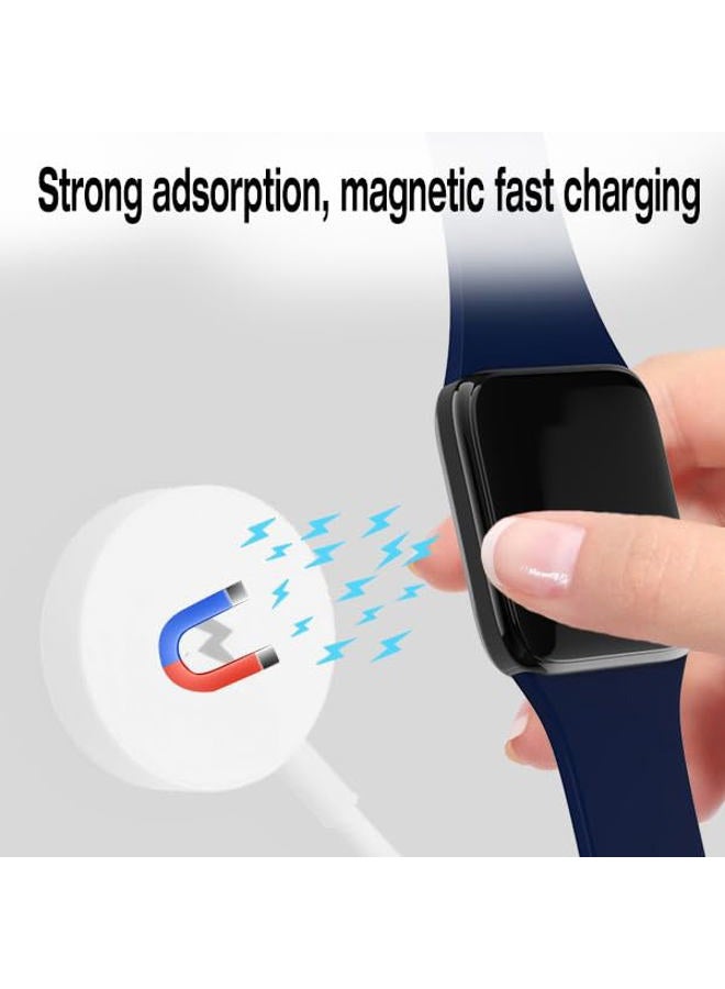 Ashata Charger for Fossil 1 2 3, Smartwatch Charger for Fossil 1 2 3, Charging Cable Cord for Fossil Charging Cable Dock Charger Stand (Black) - Image 3