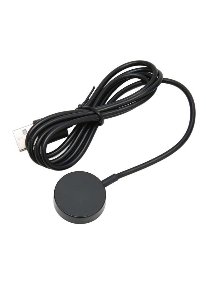 Ashata Charger for Fossil 1 2 3, Smartwatch Charger for Fossil 1 2 3, Charging Cable Cord for Fossil Charging Cable Dock Charger Stand (Black) - Image 1