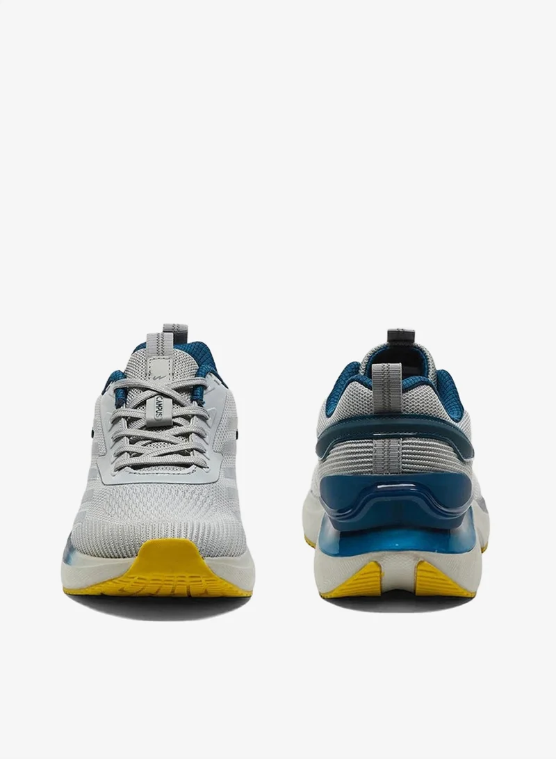 CAMPUS L.Gry/M.Blue Men's White Low-Top Sneakers Shoes with Blue Accent - Modern Design for All-Day Comfort for Men | Best Price UAE