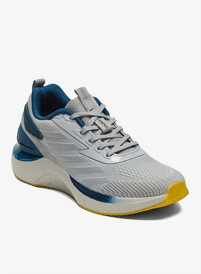 CAMPUS Men's White Low-Top Sneakers Shoes with Blue Accent - Modern Design for All-Day Comfort - Image 3