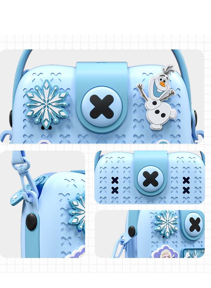 GULFLINK Kids Bags Children Shoulder Bags Girls Purse for Toys Cameras Children's Birthday Gift Blue - Image 3