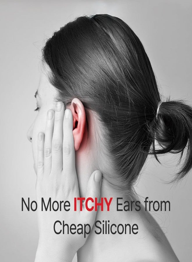 AZLA SednaEarfit Crystal for Galaxy Buds 3 Pro - Galaxy Buds Pro 3 Ear Tips - Premium Silicone Earbud Tips for Samsung Galaxy Buds 3 Pro - SMAPP-Certified (3 Pair) (Smoky Black, M-ML-L) - Image 4