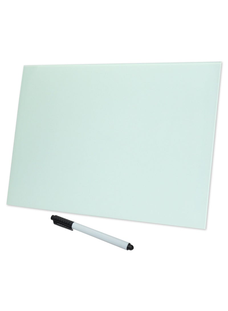 FIS Magnetic Board With Pen Set White 40 x 60 cm - FSWBG4060