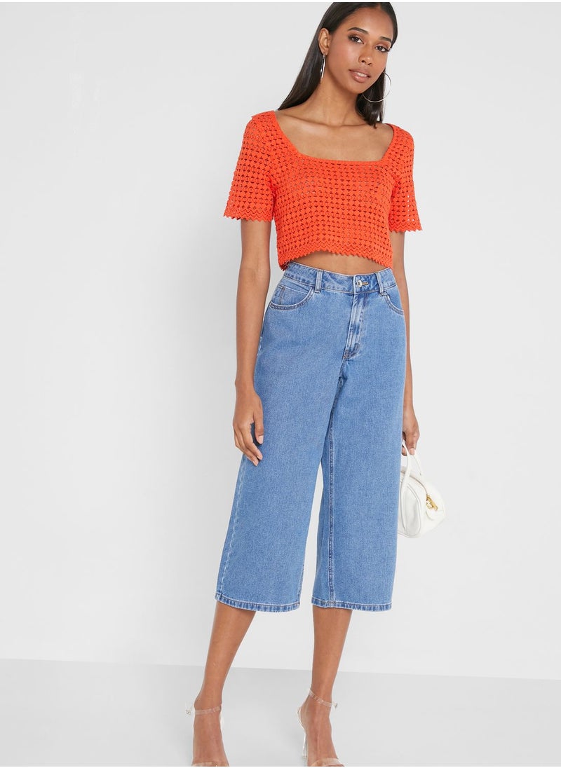 Jacqueline de Yong High Waist Wide Leg Jeans  - Image 1