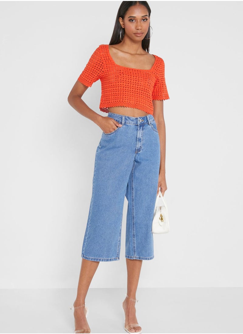 Jacqueline de Yong High Waist Wide Leg Jeans  - Image 5