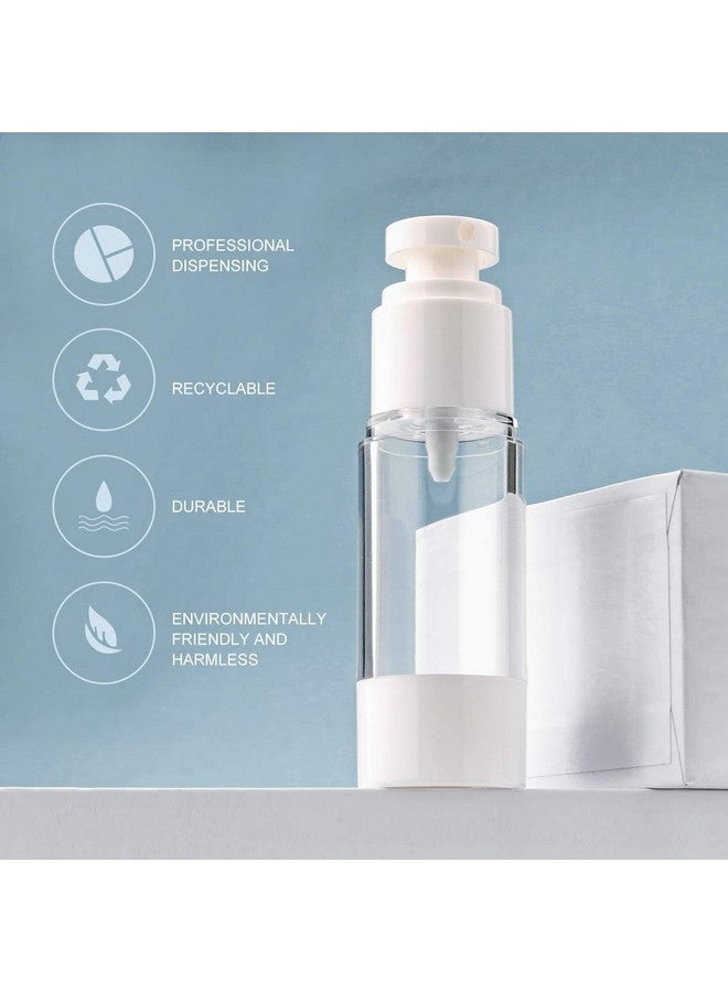 NIL JO Portable Design airless Vacuum Cream Bottle Airless Vacuum Pump Toiletry Travel Bottles for Makeup, Foundations, and Serums(2pcs 50 ml) - Image 2