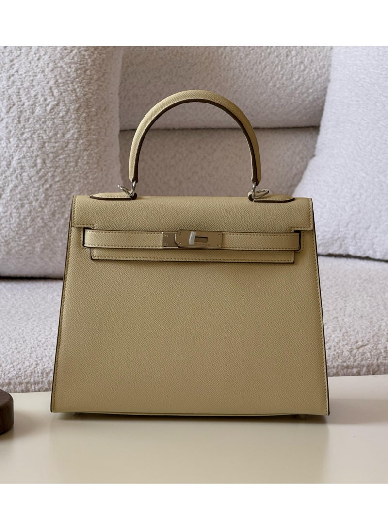 Leather Luxe Chic Tote Bag 