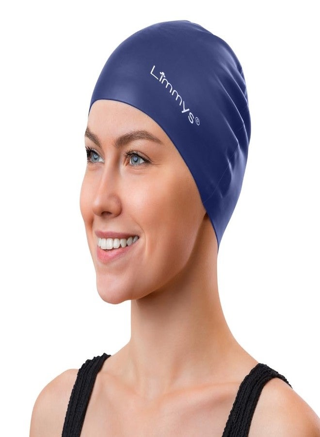 Limmys Premium Swim Cap for Women & Men - Soft Silicone Swimming Cap for Adults - Comfortable Fit, Chlorine Resistant, Hypoallergenic - Image 1