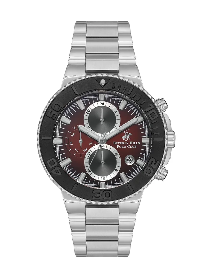 BEVERLY HILLS POLO CLUB Beverly Hills Polo Club Men 's Red Dial Multi Function watch - BP3540X.380