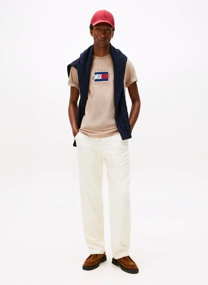 TOMMY HILFIGER Flag Graphic Jersey T-Shirt