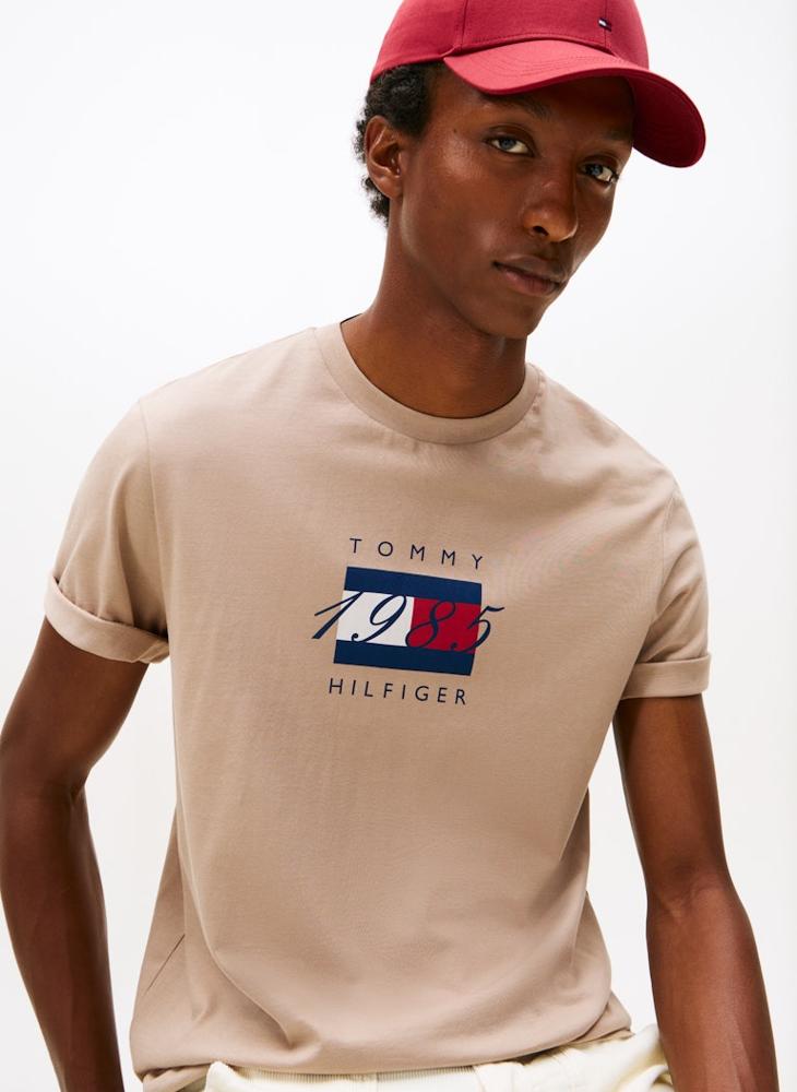 TOMMY HILFIGER Flag Graphic Jersey T-Shirt - Image 3