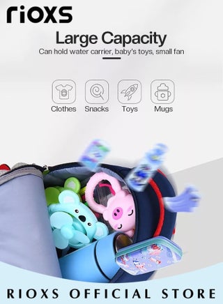 Kids School Bag, Animal Dinosaur 3D Cartoon Mini Backpack with Adjustable Padded Shoulder Straps, 20*9*24cm Large Capacity Lightweight Waterproof Kindergarten Schoolbag for Baby Girls, Ergonomic Preschool Backpack with Contrast Color Straps, Daypack Mini Travel Bag, Perfect for School, Weekend Get-away, Biking, Camping - view 2