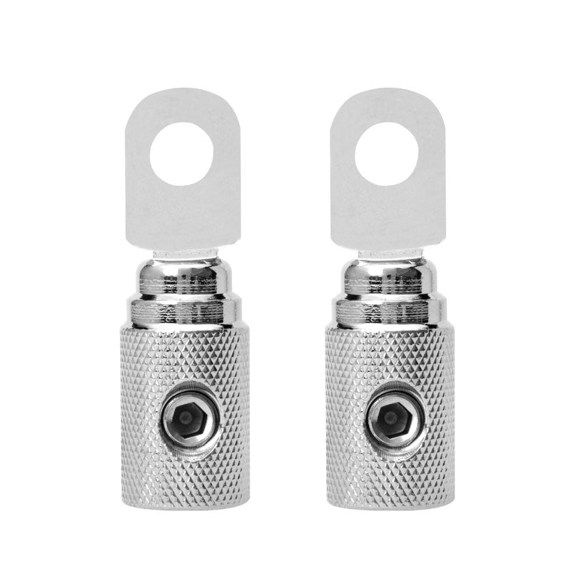 Conext Link RT4N-2 Set Screw Ring Terminal 2 Pack (4 Gauge, Nickel) - Image 1