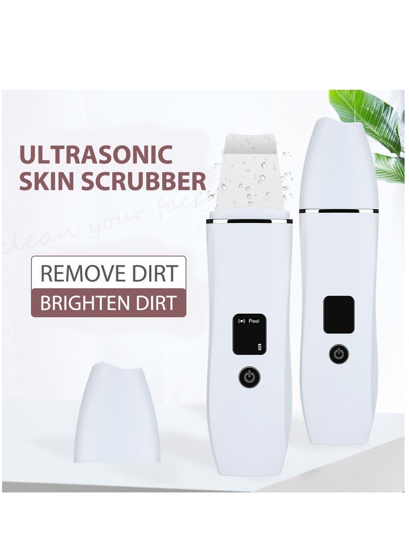 Generic Latest Products Ultrasonic Skin Scrubber Peeling Blackhead Remover Deep Face Cleaning Ultrasonic Ion Cleaner Facial Beauty Face Cleaner  - Image 2
