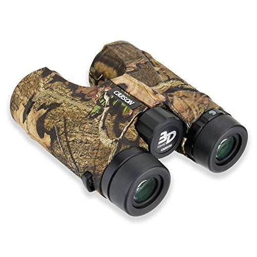 Carson 3D Series 10x42mm High Definition Compact and Waterproof Binoculars with ED Glass, Mossy Oak Camouflage (TD-042EDMO) - Image 3