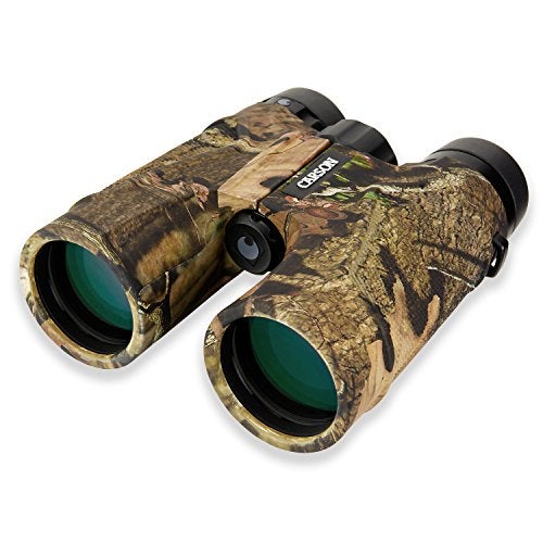 Carson 3D Series 10x42mm High Definition Compact and Waterproof Binoculars with ED Glass, Mossy Oak Camouflage (TD-042EDMO) - Image 2