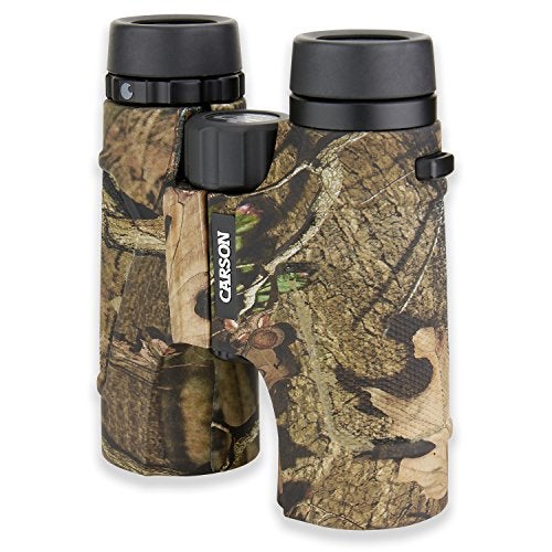 Carson 3D Series 10x42mm High Definition Compact and Waterproof Binoculars with ED Glass, Mossy Oak Camouflage (TD-042EDMO) - Image 4