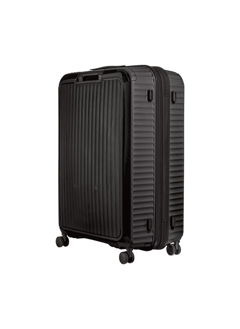 Wenger - Optimo Hardside Expandable 84cm Check-In Luggage Trolley Black- 653316 - Image 1