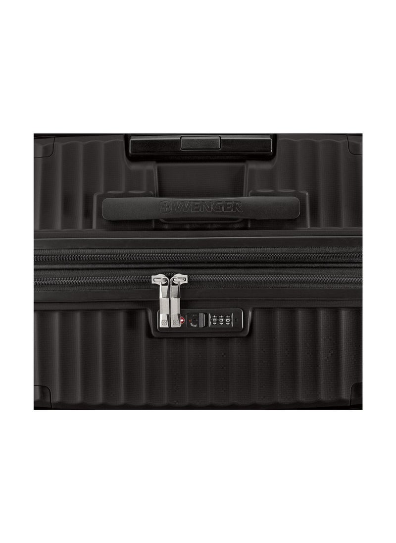 Wenger - Optimo Hardside Expandable 84cm Check-In Luggage Trolley Black- 653316 - Image 1