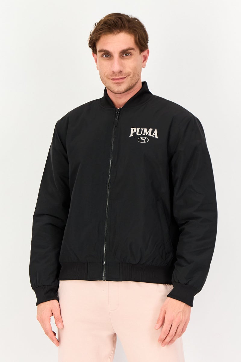 PUMA Men Sportswear Fit Long Sleeve Outdoor Bomber Jacket, Black - Image 1