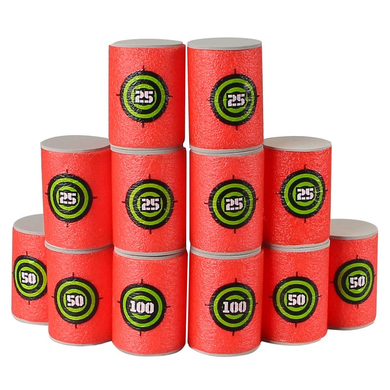 Dreampark Bullet Darts Target for Nerf NStrike Elite Series Blasters 24pcs Pack Soft EVA Material Red - Image 2