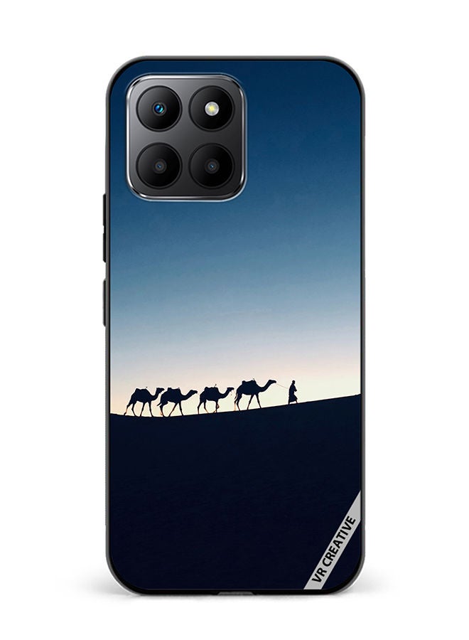 VR CREATIVE Protective Case Cover For Honor 70 Lite Camel Walking Design Multicolour - Image 1