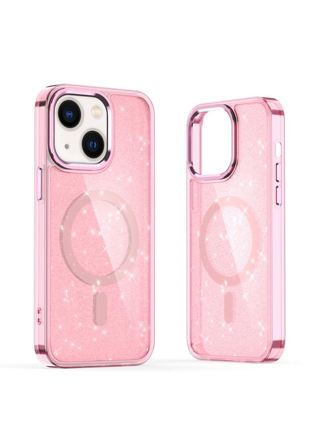 S-TOP Case For iPhone 14 Plus Glitter MagSafe Shockproof Phone Case - Image 1