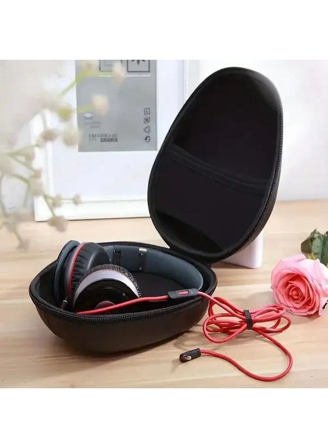 Universal Black Head Mounted Large Earphone Bag Storage Box for Wireless Earphones Hard Disk Tool Kit - Image 3