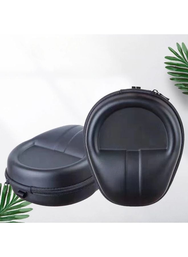 Universal Black Head Mounted Large Earphone Bag Storage Box for Wireless Earphones Hard Disk Tool Kit - Image 2