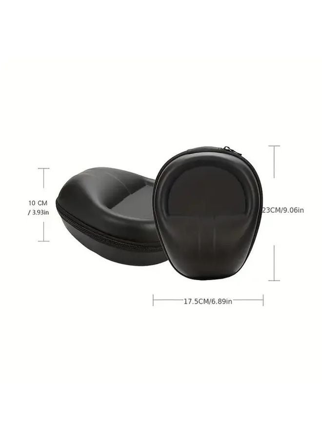 Universal Black Head Mounted Large Earphone Bag Storage Box for Wireless Earphones Hard Disk Tool Kit - Image 5