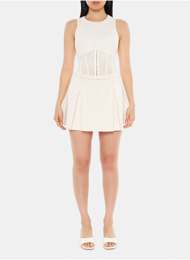 FOREVER 21 - Corset Racerback Tank Top - Image 1