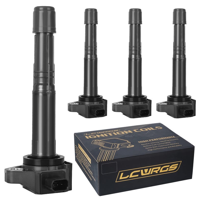 LCWRGS 4-Pack Ignition Coils Fits for 2.4 L4 2013 2014 2015 2016 2017 Honda Accord CR-V CRV Acura TLX ILX Coil Packs 2.4L Replaces# UF712 C867 - Image 1