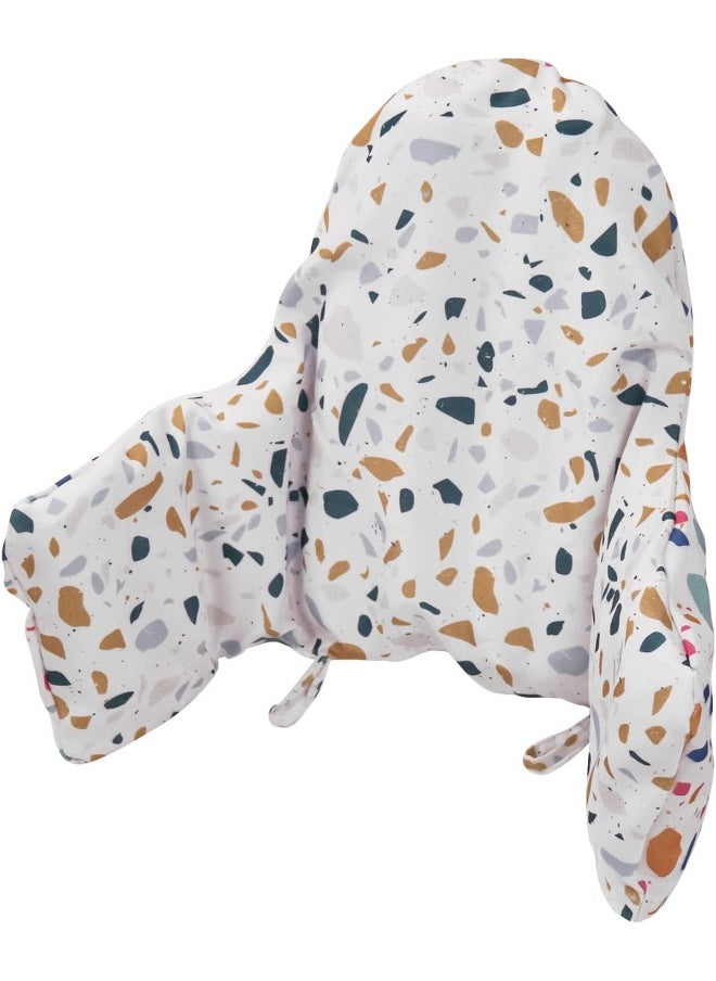 Lomgwumy High Chair Cushion, for IKEA High Chair Cushion, Cushion High Chair, for IKEA Highchair Cushion for IKEA Antilop Highchair, Built-in Inflatable Cushion, Baby Sitting More Comfortable (Stone Pattern)  - Image 1