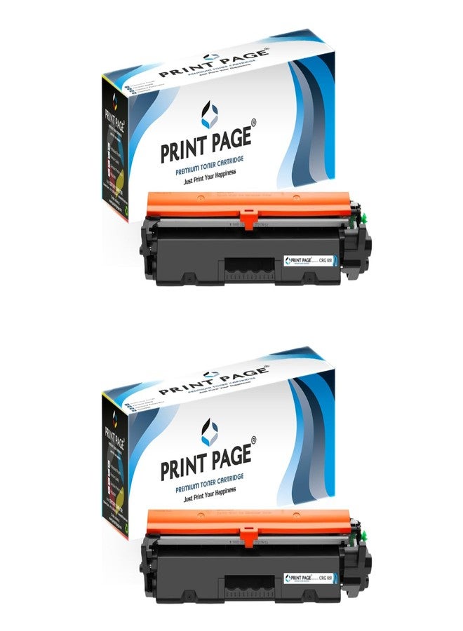Print Page CRG 051 Toner Cartridge Compatible for Printers LBP160, LBP161Dn, LBP162Dw, MF261D, MF264Dw, MF266Dn, MF267Dw, MF269Dw (Set of 2) - Image 1
