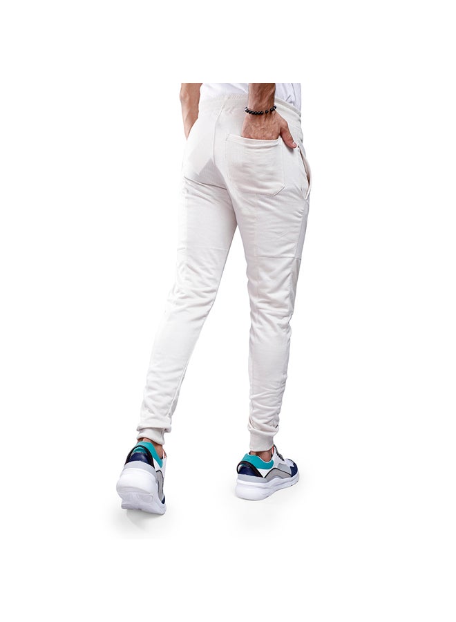 Coup Coup SweatPants For Men - Regular Fit - Beige - Image 3