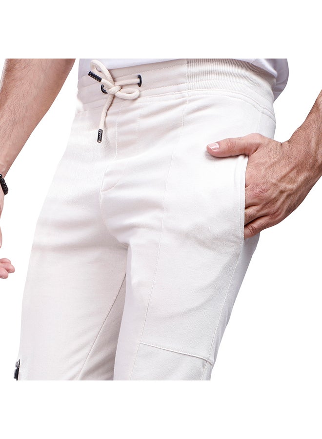 Coup Coup SweatPants For Men - Regular Fit - Beige - Image 2