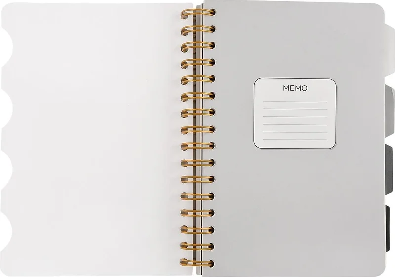 Bruno Visconti Spiral Notebook A5 with 4 Bookmarks, Set of 30. Striped, Make 30. Striped, Make 30. Dotted, Build 30. Straight