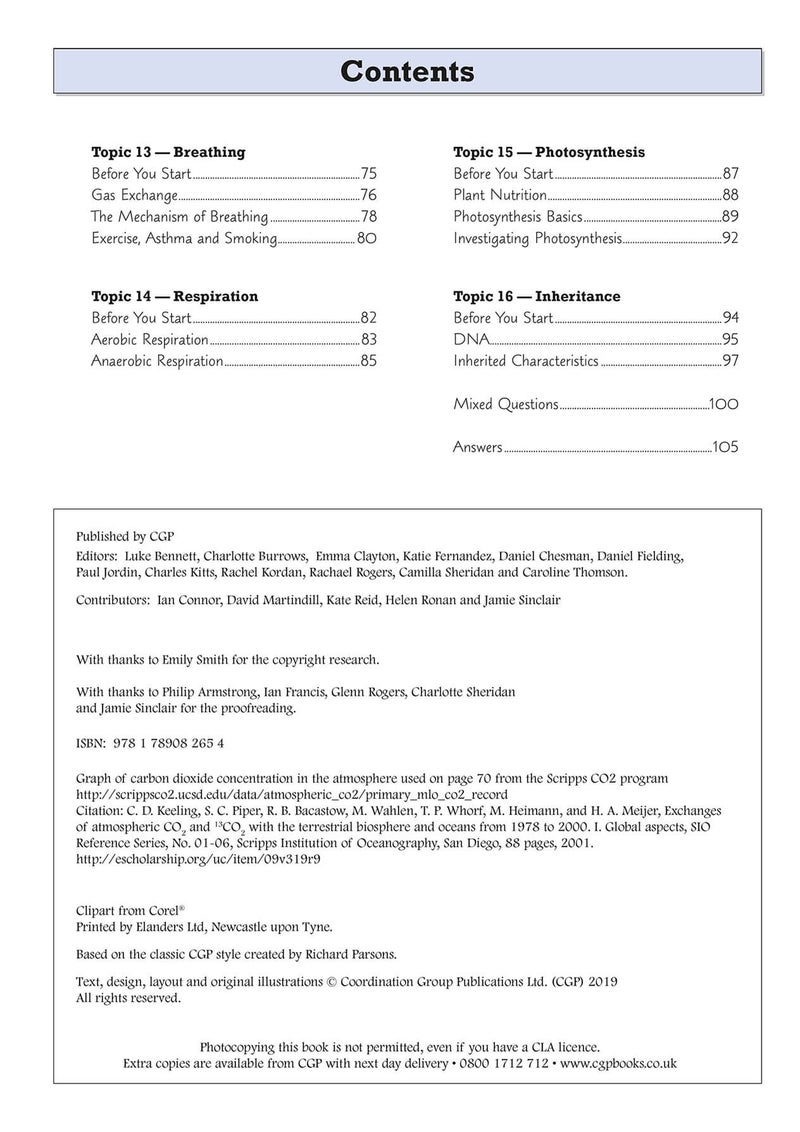 Ks3 Science Year 9 Targeted Workbook With Answers - Image 1