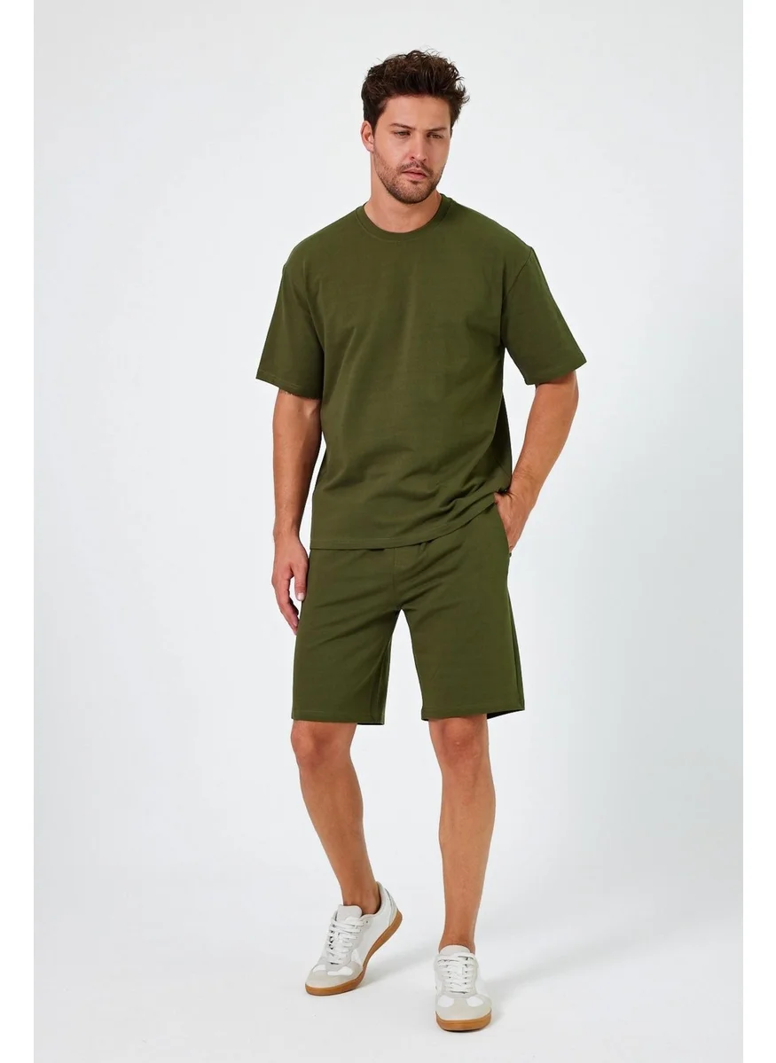 Alexander Gardi Pocket Tied T-Shirt-Shorts Set (E24-Ab-Ts-Şt)