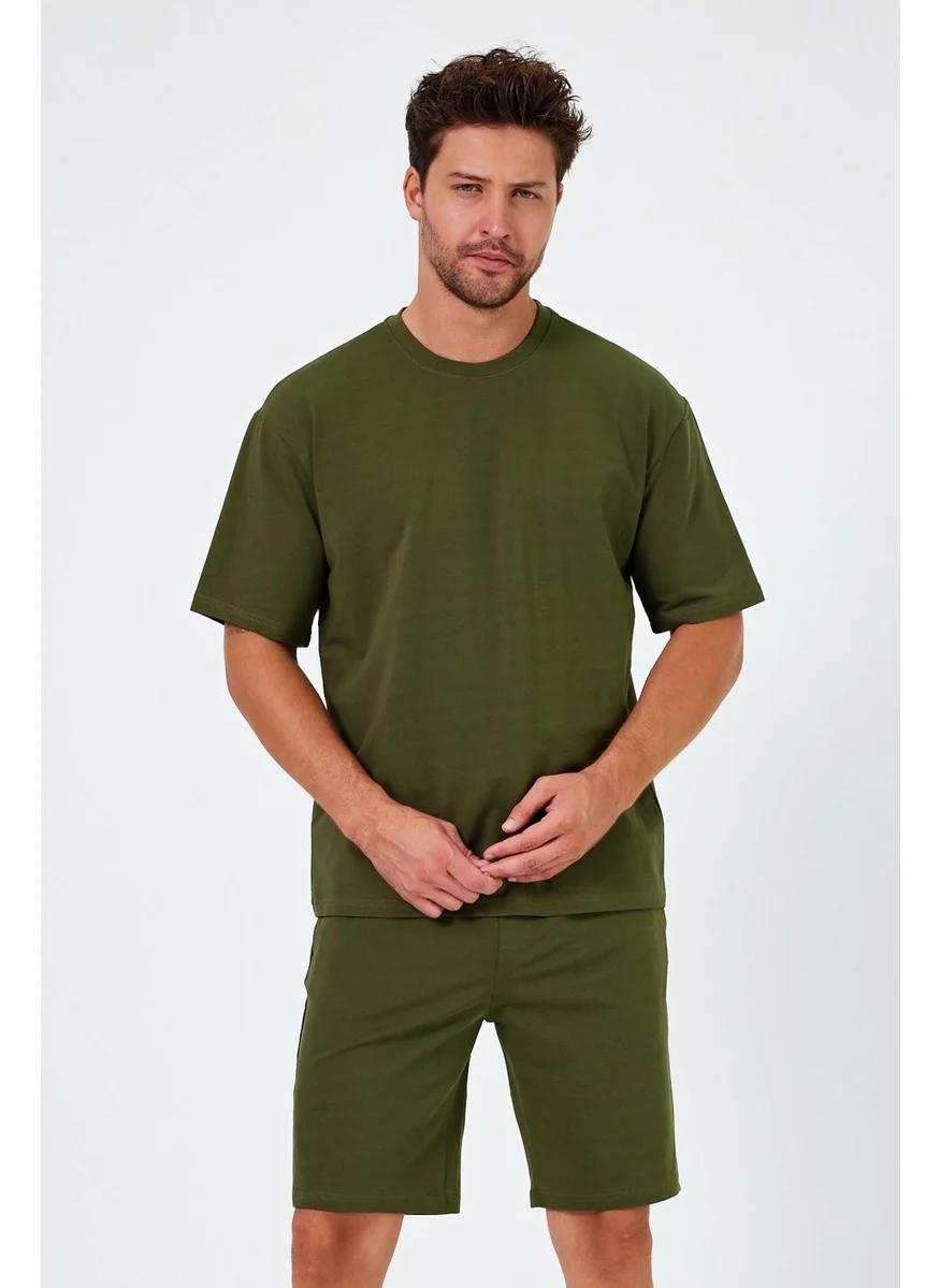 Alexander Gardi Pocket Tied T-Shirt-Shorts Set (E24-Ab-Ts-Şt)