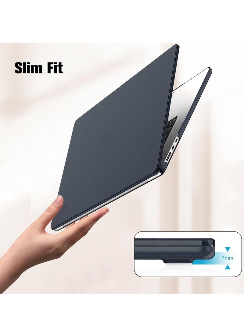 Case Compatible with MacBook Air 15 Inch A2941-A3114-A3241  (2023 Release) - Protective Snap On Hard Shell Cover for MacBook Air 15 M2 Chip with Liquid Retina Display and Touch ID, Crystal Midnight - Image 2