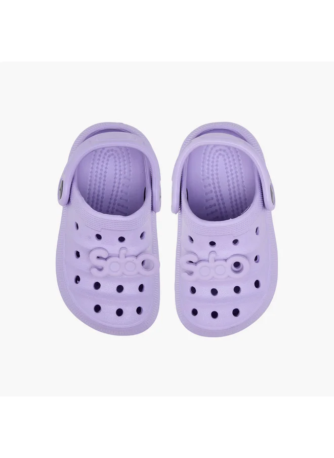 Aqua Girls Jibbitz Detail Clogs with Backstrap