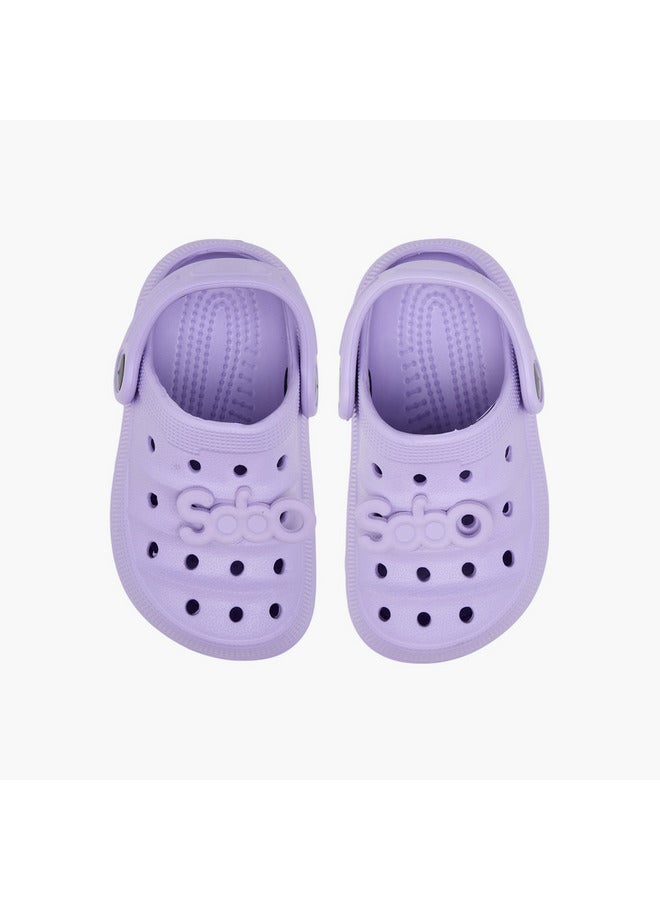 Aqua Girls Jibbitz Detail Clogs with Backstrap - Image 1