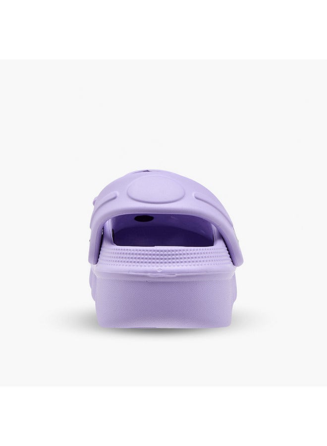 Aqua Girls Jibbitz Detail Clogs with Backstrap - Image 5